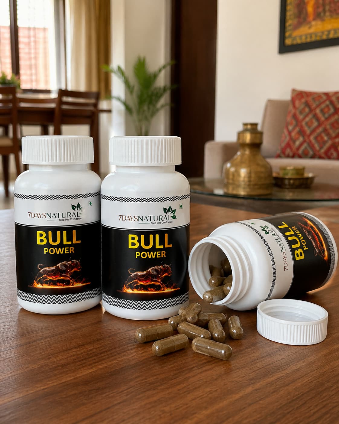 Bull Power क्याप्सुल बोतल